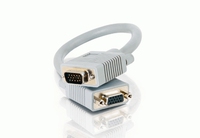 C2G 0.5m Monitor HD15 M/F cable VGA cable VGA (D-Sub) Grey