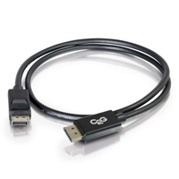 C2G 10m DisplayPort Cable with Latches 8K UHD M/M - 4K - Black