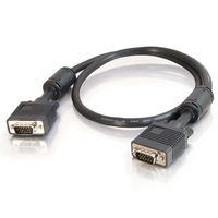C2G 1m Monitor HD15 M/M cable VGA cable VGA (D-Sub) Black