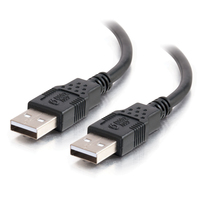 C2G 1m USB 2.0 A Cable M USB cable USB A Black