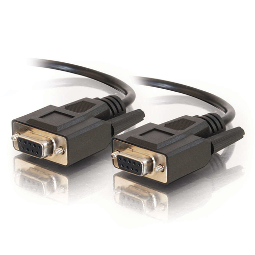 C2G 2m DB9 Cable serial cable Black