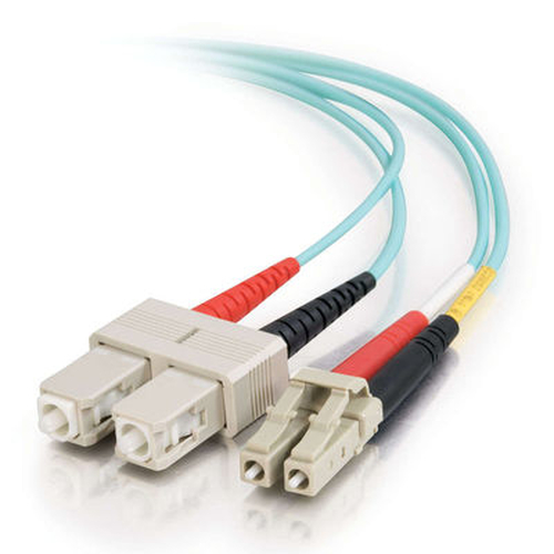C2G 85514 fibre optic cable 2 m SC OFNR Turquoise