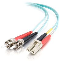 C2G 85545 fibre optic cable 10 m LC ST OFNR Turquoise