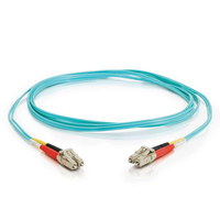 C2G 85554 fibre optic cable 10 m LC OFNR Turquoise