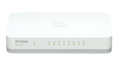 D-Link GO-SW-8G Managed L2 Gigabit Ethernet (10/100/1000) White