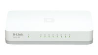 D-Link GO-SW-8G Managed L2 Gigabit Ethernet (10/100/1000) White