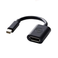 DELL 470-13627 cable gender changer 20-pin DisplayPort FM Apple mini-DisplayPort M Black