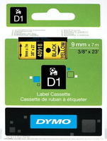 DYMO D1 Standard - Black on Yellow - 9mm