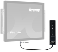 iiyama RC TOUCHV01 remote control Wired Monitor Press buttons