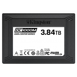 Kingston 3.84TB (3840GB) DC1000M SSD 2.5 Inch 7mm, U.2, NVMe, PCIe 3.0 (x4), 3100MB/s R, 2700MB/s W