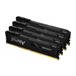 Kingston Fury Beast KF436C18BBK4/64 64GB (16GB x4) DDR4 3600Mhz Non ECC DIMM