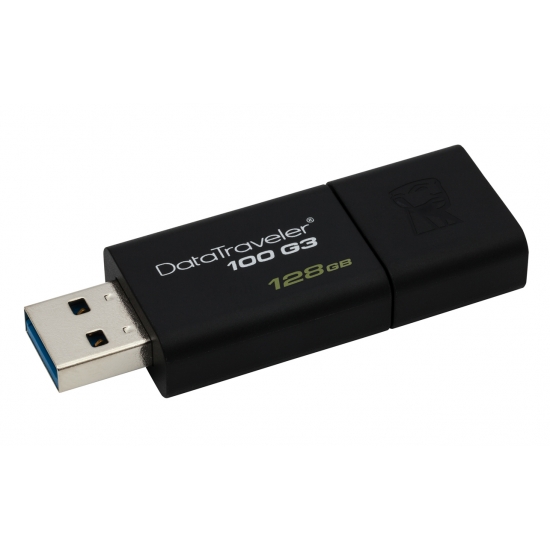 Kingston 128GB USB 3.0 DataTraveler Flash Drive, USB 3.0, 130MB/s