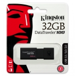 Kingston 32GB USB 3.0 DataTraveler Flash Drive, USB 3.0, 100MB/s