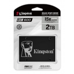Kingston 2TB (2048GB) KC600 SSD 2.5 Inch 7mm, SATA 3.0 (6Gb/s), 3D TLC, 550MB/s R, 520MB/s W