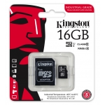 Kingston 16GB Industrial Micro SD (SDHC) Card 45MB/s R, 90MB/s W