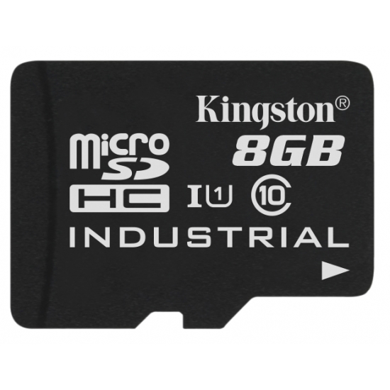Kingston 8GB Industrial Micro SD (SDHC) Card 45MB/s R, 90MB/s W