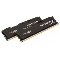 HyperX Fury HX318C10FBK2/16 Black 16GB (8GB x2) DDR3 1866Mhz Non ECC Memory RAM DIMM