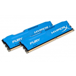 HyperX Fury HX313C9FK2/16 Blue 16GB (8GB x2) DDR3 1333Mhz Non ECC Memory RAM DIMM