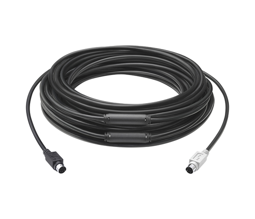 Logitech 939-001490 PS/2 cable 15 m 6-p Mini-DIN Black