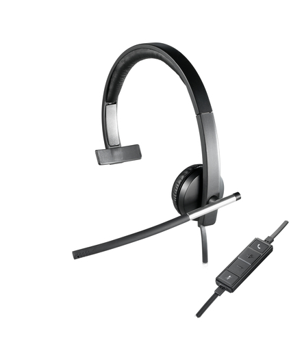 Logitech H650e Headset Head-band Black, Grey