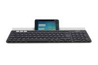 Logitech K780 keyboard RF Wireless + Bluetooth QWERTY UK English Grey, White