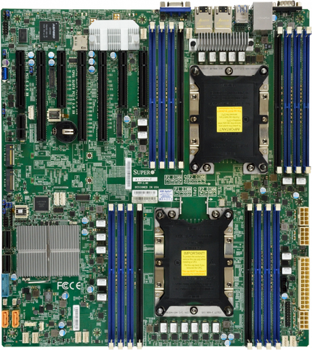 Supermicro X11DPH-I server/workstation motherboard Intel® C621 LGA 3647 (Socket P) Extended ATX
