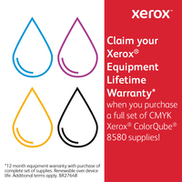 Xerox Genuine ColorQube 8570 / 8580 Cyan Solid Ink () - 108R00931